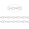 Tarnish Resistant 304 Stainless Steel Rolo Chains, Belcher Chains, Soldered, with Spool, Stainless Steel Color,4x0.3mm, about 32.8 Feet(10m)/roll