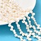 Natural Cultured Freshwater Pearl Beads Strands, Two Sides Polished, Grade 5A+, Top Drilled, Old Lace, 5~6mm, Hole: 0.7mm, about 72~73pcs/strand, 13.54''~14.25''(34.4~36.2cm)