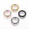 304 Stainless Steel Spring Gate Rings, O Rings, Mixed Color, 18x3.5mm, Inner Diameter: 12mm