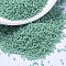 MIYUKI Delica Beads, Cylinder, Japanese Seed Beads, 11/0, (DB2125) Duracoat Dyed Opaque Sea Opal, 1.3x1.6mm, Hole: 0.8mm, about 2000pcs/10g