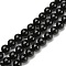 Grade A Natural Tourmaline Round Bead Strands, 6mm, Hole: 1mm, about 65pcs/strand, 15.5 inch