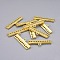 Tibetan Style Links, Chandelier Components, Rectangle/Bar, Cadmium Free & Nickel Free & Lead Free, Golden, 9x28x2.5mm