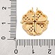 Латунные микро проложить кубического циркония подвески KK-U039-02G-3