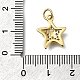 Латунные микро проложить кубического циркония подвески KK-C090-25G-3
