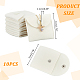 Квадратные бархатные пакеты для ювелирных изделий ABAG-WH0035-055A-03-2