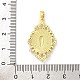 Латунные подвески с кубическим цирконием KK-D536-17G-3