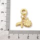 Латунь эмаль европейский болтается бисер KK-Q098-38G-B-3