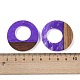 Подвески из смолы и дерева WOOD-F015-14A-3