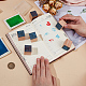 6шт. 6 стиля деревянных штампов с резинкой DIY-OC0013-34-3