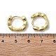 Серьги-кольца из латуни с микро-паве из фианита EJEW-K083-34G-A-2