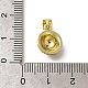 Кулоны с эмалью из латуни с прозрачным кубическим цирконием KK-M297-05G-3