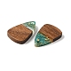 Подвески из смолы и дерева WOOD-S061-02L-2