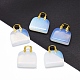 Подвески из опалитовой латуни KK-E274-01G-01-1