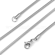 Ожерелье из цепочки-елочки для мужчин NJEW-F027-16-2mm