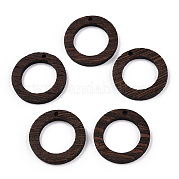 Подвески из натурального дерева венге WOOD-T023-51A-01