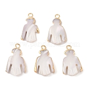 Подвески из натуральных ракушек SHEL-P017-10G