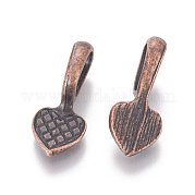 Подвеска в виде сердца из сплава в тибетском стиле TIBEP-21438-R-NR