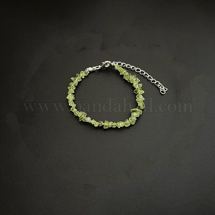 Браслеты из натурального хризолита с бусинами для женщин IW6789-8-1