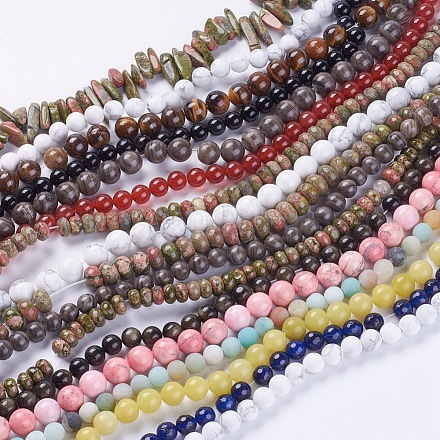 Природные и синтетические шарики Gemstone нити G-XCP0001-1
