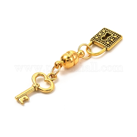 Круглые латунные магнитные застежки с петлями FIND-JF00095-03-1