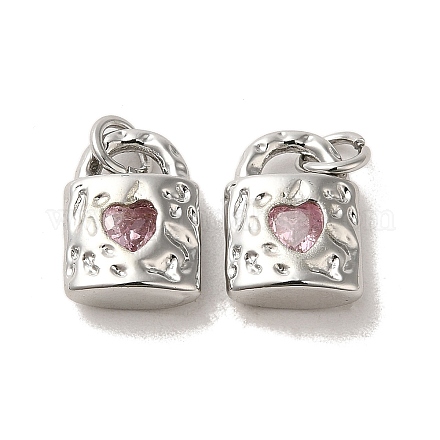 Латунные микро проложить кубического циркония подвески KK-H461-06P-01-1