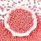 Opaque Acrylic Beads, Peanut, Salmon, 6.5x4x3mm, Hole: 1.5mm, about 9998pcs/500g