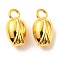 PVD Vacuum Plating 304 Stainless Steel Charms, Lotus Seed, Golden, 10x5.5x5mm, Hole: 1.5mm