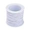 Elastic Cord, White, 1mm, about 22.96 yards(21m)/roll