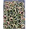 Natural Unakite Finger Rings, Inner Diameter: 17~20mm