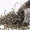 TOHO Round Seed Beads, Japanese Seed Beads, (281) Inside Color AB Topaz/Olivine Lined, 11/0, 2.2mm, Hole: 0.8mm, about 5555pcs/50g