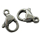 Tarnish Resistant 316 Surgical Stainless Steel Lobster Claw Clasps, Stainless Steel Color, 9x6x3mm, Hole: 1mm