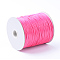 Korean Waxed Polyester Cords, Deep Pink, 2mm, about 100yards/roll(300 feet/roll)