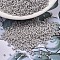 MIYUKI Delica Beads, Cylinder, Japanese Seed Beads, 11/0, (DB1518) Matte Opaque Light Smoke, 1.3x1.6mm, Hole: 0.8mm, about 2000pcs/10g