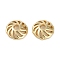 Brass Bead Caps, Cadmium Free & Nickel Free & Lead Free, Flat Round, Real 18K Gold Plated, 8x2mm, Hole: 1.6mm