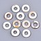 Natural Freshwater Shell Linking Rings, Ring, Seashell Color, 11x2mm, Inner Diameter: 5mm