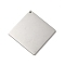 Non-Tarnish 304 Stainless Steel Pendants, Stamping Blank Tag, Rhombus Charm, Stainless Steel Color, 41.5x41.5x1.5mm, Hole: 1.6mm