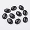 Natural Obsidian Flat Back Cabochons, Oval, 40x30x8.5mm