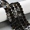 Natural Golden Sheen Obsidian Beads Strands, Heart, 6x6x2mm, Hole: 0.7mm, about 71pcs/strand, 15.55''(39.5cm)
