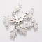 Tarnish Resistant 304 Stainless Steel Charms, Laser Cut, Boy Silhouette Charms, Laser Cut, Stainless Steel Color, 14x7x1mm, Hole: 1.5mm
