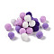 Polyester Ball Decoration, Pom Pom Ball, For DIY Craft, Plum, 2.6~3cm, about 120pcs/set