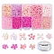 DIY Jewelry Making Kits, Including 12/0 Glass Seed Beads, Glass Bugle Beads, ABS Plastic Beads, Acrylic Beads, Polymer Clay Beads, Crystal Thread, Mixed Color, Beads: 5270pcs/set