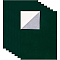 Jewelry Flocking Cloth, Self-adhesive Fabric, Plastic Skin Packing, Green, 40x28.9~29cm, 12pcs/set