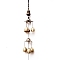 Alloy Wind Chimes, Pendant Decorations, with Bell Charms, Vegetables, 560mm