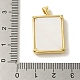 Подвески из латуни из натуральных ракушек KK-Z042-27G-01-3