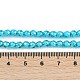 Нити синтетических немагнитных гематитовых бусин с гальваническим покрытием G-H072-A01-01B-4