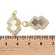 Латунные микро проложить кубического циркония подвески KK-B083-19G-01-3