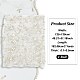 Сетчатая ткань из полиэстера с цветочным узором DIY-WH0453-06B-2