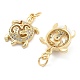 Подвески из латуни с прозрачным фианитом KK-U009-12I-G-2