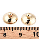 Латунная крышка для бусин KK-WH0003-10mm-02G-A-2