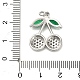 Латунные микро проложить кубического циркония подвески KK-L229-02P-01-3